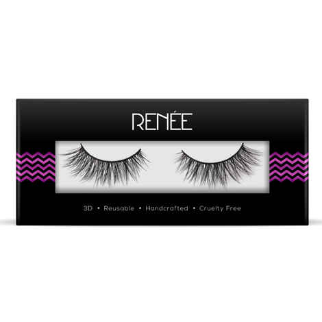 Buy RENEE False Eyelashes Ash- The Fiery One, Long Lasting, Lightweight, Easy to Use, Soft & Comfortable, 1 Pair - Purplle