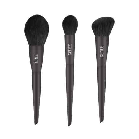 Buy RENEE Makeup Brushes Face Combo-1 (Set Of 3), Professional Makeup Brush with Easy-to-Hold, Ultra Soft Bristles for Precise Application & Perfectly Blended Look - Purplle