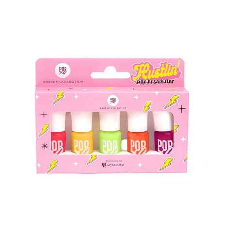 Buy MyGlamm POPxo Makeup Collection - Hustlin’ Mini Nail Kit-Hustlin (5X3 ml) - Purplle