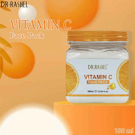 Buy Dr.Rashel Skin Whitening Vitamin C Face Pack For All Skin Types 380 ml - Purplle