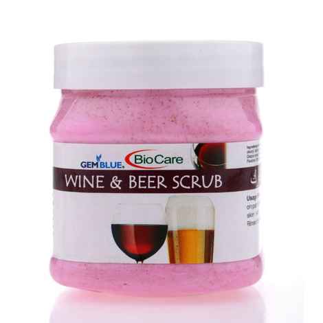 Buy GEMBLUE BioCare Wine & Beer Scrub - Purplle