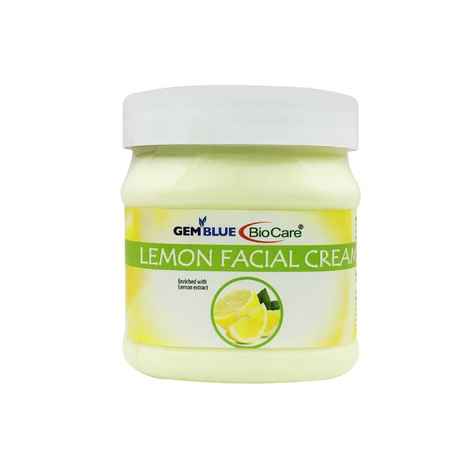 Buy Gemblue Biocare Lemon Facial Cream (500 ml) - Purplle