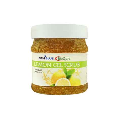Buy Gemblue Biocare Lemon Gel Scrub (500 ml) - Purplle