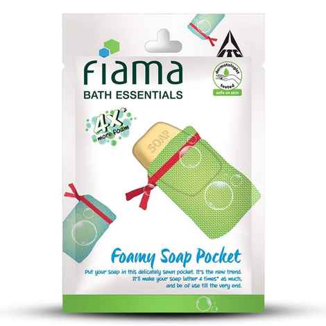 Fiama Bath Essentials Foamy Soap Pocket, 1 Pc