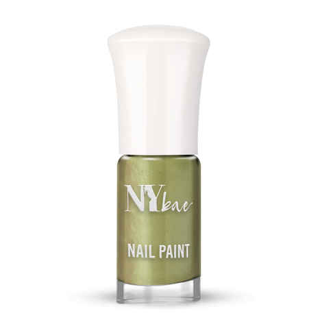 Buy NY Bae Chrome Crystals Nail Paint - Green Garnet 03 (3 ml) | Green | Glossy Finish | Rich Pigment | Chip-proof | Full Coverage | Vegan - Purplle