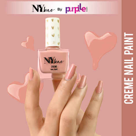 Buy NY Bae Creme Nail Paint - Pale Ivory 32 (10 ml) | Nude | Rich Pi gment | Chip-proof | Full Coverage | Travel Friendly | Vegan - Purplle