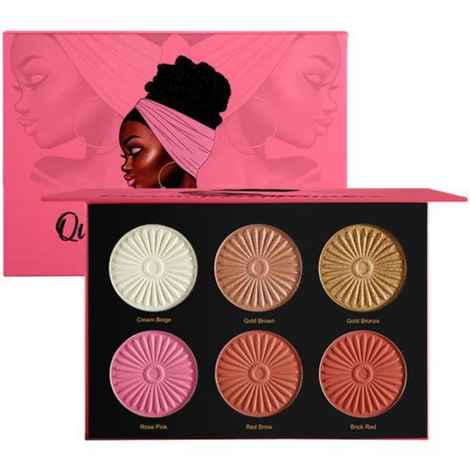 Buy DE ' LANCI Queen Illuminator New 6 Color Highligher Palette For Dark Skin 27 gms - Purplle