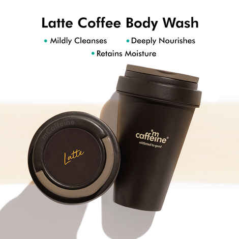 Buy mCaffeine Latte Deep Moisturizing Coffee Body Wash with Murumuru Butter (300 ml) - Purplle