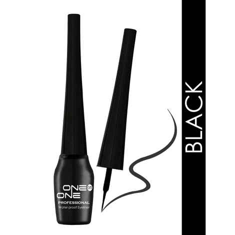 Buy ONE on ONE Waterproof Eyeliner, Black (5 ml) - Purplle