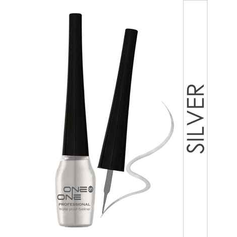 Buy ONE on ONE Waterproof Eyeliner, Silver (5 ml) - Purplle