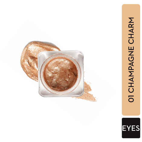 Buy SUGAR Cosmetics - Eye Love - Jelly Eyeshadow - 01 Champagne Charm - Longlasting, Gel Based Eyeshadow with a High Shiny Finish - Purplle
