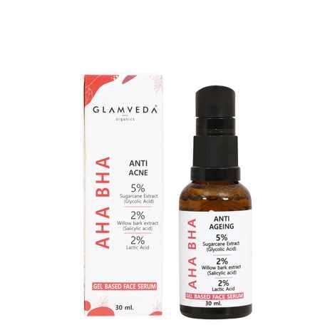 Buy Glamveda AHA/BHA Anti Ageing Serum 30ml - Purplle