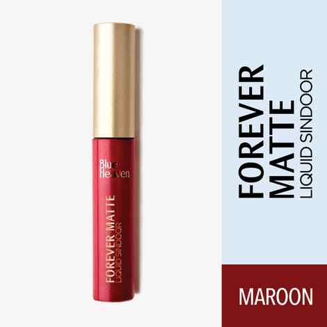 Buy Blue Heaven Forever Matte Sindoor, Maroon, 8 ml - Purplle