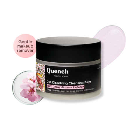 Buy Quench Botanics Salicylic Acid Cleansing Balm With Cherry Blossom & Pearl Extracts (Makeup Remover) - 50 ml - Purplle
