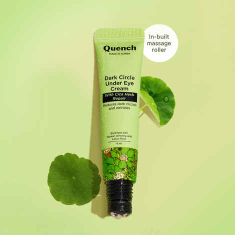 Buy Quench Botanics Korean Ginseng Under Eye Cream For Dark Circles & Puffiness With Hyaluronic Acid - 15 ml - Purplle