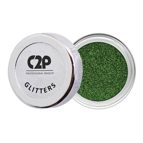Buy C2P Pro Uptown Eyeshadow Loose Glitters - Dazzling Green 39 - Purplle
