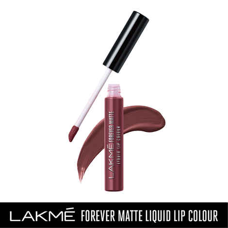 Buy Lakme Forever Matte Liquid Lip Colour - Mauve Party (5.6 ml) - Purplle