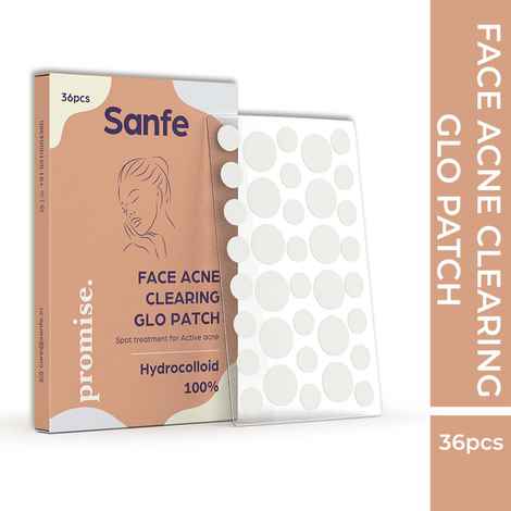 Buy Sanfe.Beauty Promise Face Acne Patch - Pack of 36 | Pimple Healing Patch | Absorbing Cover |Invisible, Blemish Spot, Hydrocolloid, Skin Treatment - Purplle