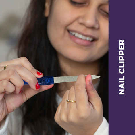 Buy Selfly Nail Filer - Nail Filer Kit For Women| 1 Piece Nail Filer | Nickel-Plated Surface Nail Filer | Nail Filer Helps to Gently Smooth Nail By Sanfe ( Multicolor) | Nail Filer For Nails | Tool To Smoothen Nails | Nail Filer For Nail Extension - Purplle