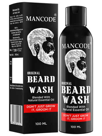 Buy Mancode Beard Wash Original For Men Blended with Natural Essential Oil (100 ml) - Purplle