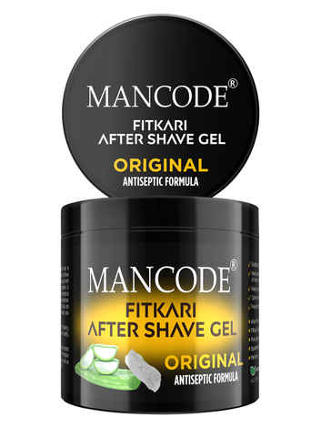 Buy Mancode Fitkari After Shave Gel for Men Original Antiseptic Formula (100 g) - Purplle