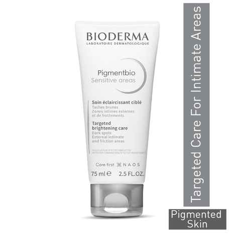 Buy Bioderma Pigmentbio Sensitive Areas Unified and brightened skin tone even for the most delicate areas (75 ml) - Purplle