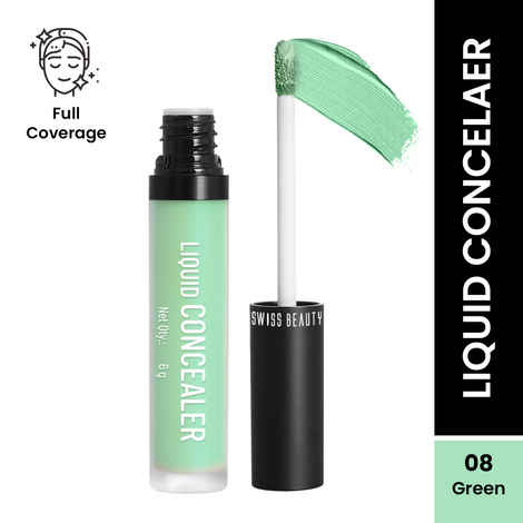 Buy Swiss Beauty Liqiud concealer Green (6 gm) - Purplle