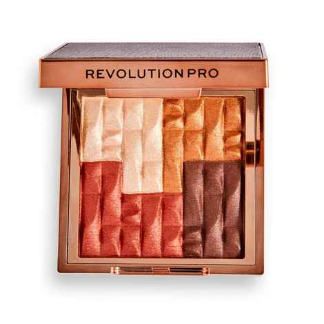 Buy Makeup Revolution Pro Goddess Glow Shimmer Brick Deserted 8 GM - Purplle