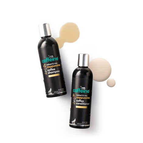 Buy mCaffeine Anti-Dandruff Cappuccino Shampoo and Conditioner Combo | Restores Moisture, Reduces Frizz & Dryness with Natural AHA and Coffee | For Strong & Shiny Hair | SLS and Paraben Free | 500 ml - Purplle