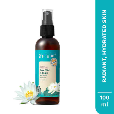 Buy Pilgrim White Lotus Natural Face Mist & Toner, 100 ml - Purplle
