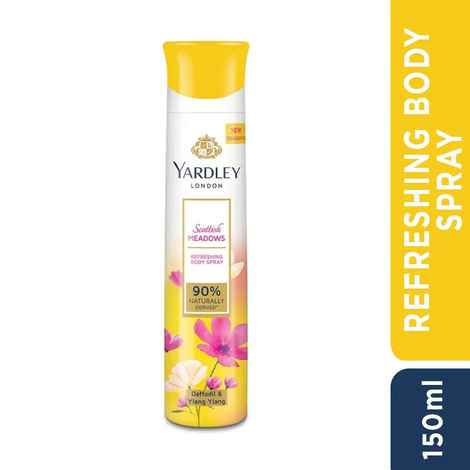 Buy Yardley London- Scottish Meadows, Refreshing Body Spray, 150ml - Purplle