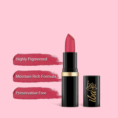Buy Iba Pure Lips Moisturizing Lipstick Shade A85 Pink Nectar, 4 gm | Vitamin E |Vegan & Cruelty Free - Purplle