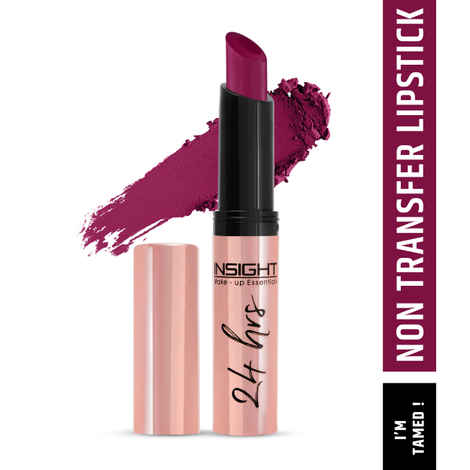 Buy INSIGHT COSMETICS 24 HRS NON TRANSFER MATTE LIPSTICK (LL-03)_I'M TAMED! (17) - Purplle
