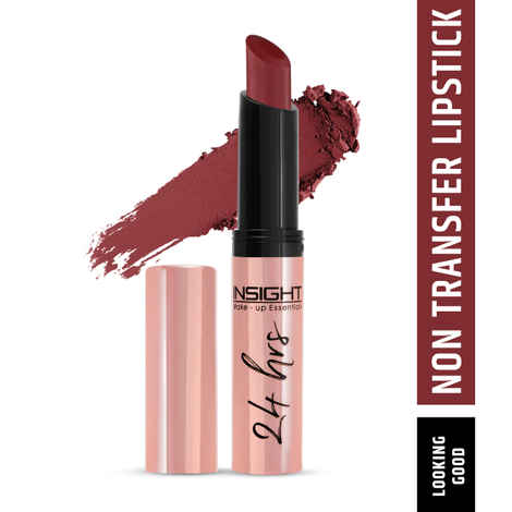 Buy INSIGHT COSMETICS 24 HRS NON TRANSFER MATTE LIPSTICK (LL-03)_LOOKING GOOD (18) - Purplle