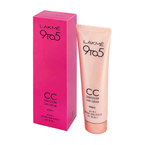 Buy Lakme 9 to 5 CC Complexion Care Cream Bronze SPF 30 PA++ (9 gm) - Purplle