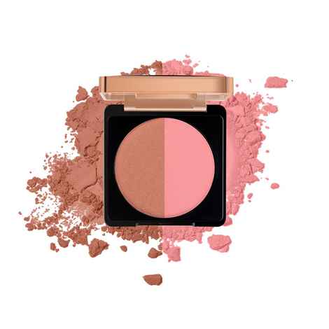 Buy Manish Malhotra Beauty By MyGlamm Blush Highlighter Duo-Secret Glam-9gm - Purplle