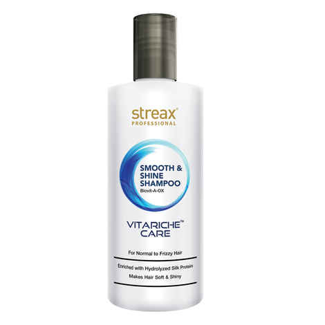 Buy Streax Professional Vitariche Care Smooth & Shine Shampoo (300 ml) - Purplle