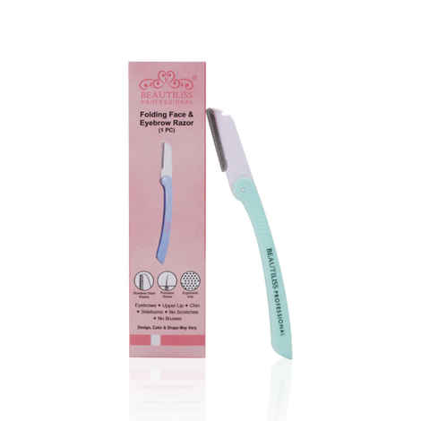 Buy Beautiliss Folding Face and Eyebrow Razor colour may vary - 1 pc - color may vary - Purplle