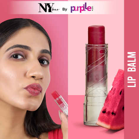 Buy NY Bae Sweet Treats Lip Balm - Watermelon 05 (4.8 g) | Maroon | Enriched with Nourishing Oils & Vitamin E | Moisturizing | Ideal For Chapped Lips | Vegan - Purplle