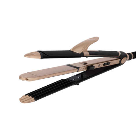 Buy VEGA 3 in 1 Hair Styler, Straightener, Curler & Crimper (VHSCC-01), Black & Gold - 1 Pc - Purplle