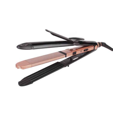 Buy Vega 3 in 1 Keratin Hair Styler (India's No.1* Hair Styler Appliance Brand) Straightener, Curler and Crimper (VHSCC-03), Rose Gold - Purplle