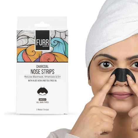 Buy FURR By Pee Safe Charcoal Nose Strips (Pack of 3) - Purplle