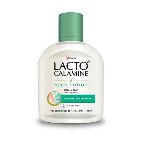 Buy Lacto Calamine Face Lotion kaolin Clay with Aloe vera for Combination to Normal Skin, (30 ml) - Purplle