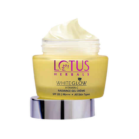 Buy Lotus Herbals WhiteGlow Vitamin C Radiance Cream | SPF 20 | For Dark Spots & Dull Skin | Anti- Pollution | 50 gm - Purplle