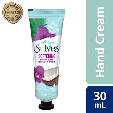 Buy St. Ives Softening coconut & orchid Hand cream, 100% Natural Moisturizers (Imported), 30ml - Purplle
