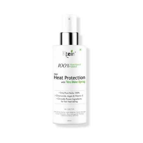 Buy Ktein Cosmetics 100% Plant Based Natural Heat Protection With Extra Shine Spray - 100 ml - Purplle