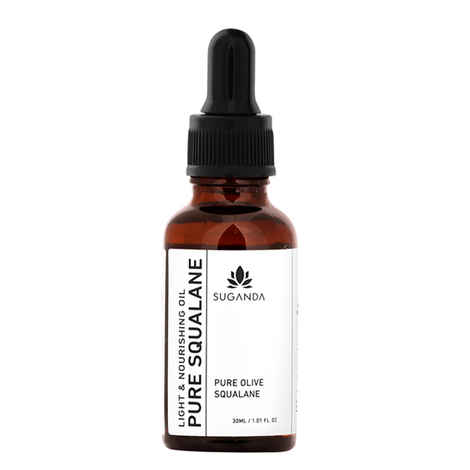 Buy Suganda Pure Squalane Super Light Weight Face Oil, Improves Skin Hydration & Collagen Production, Provides Light Moisturization & Reduces Fine Lines (30 ml) - Purplle
