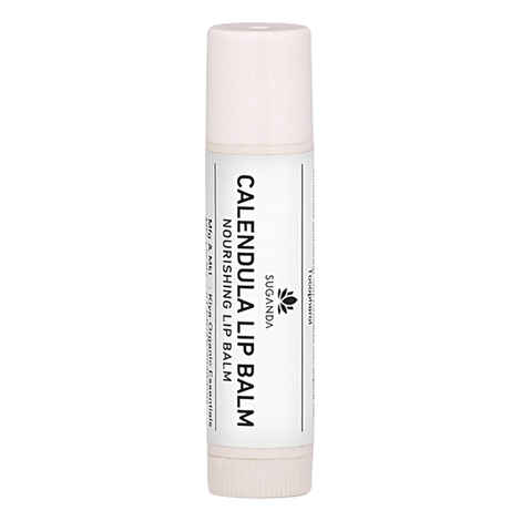 Suganda Calendula Lip Balm, Deeply Nourishes Dry & Chapped Lips, Helps Heal Crack & Wounded Lips, Retain Moisture on Lips 1 Pc