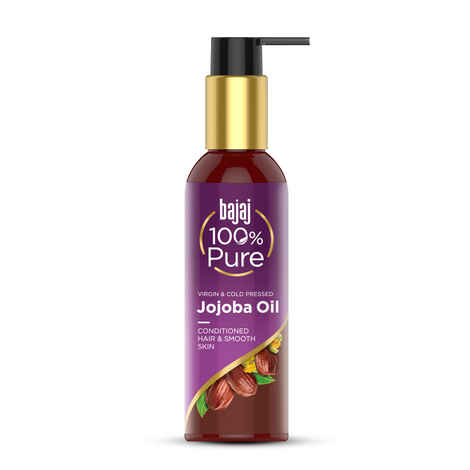 Buy Bajaj 100% Pure Jojoba Oil | Virgin & Cold Pressed |Conditioned Hair & Smooth Skin |Oil | 200 ml - Purplle