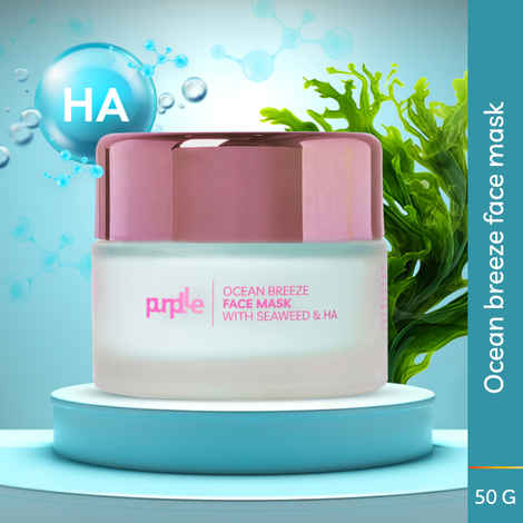 Buy Purplle Ocean Breeze Face Mask with Seaweed & HA (50 gm) - Purplle